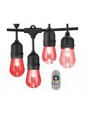 Guirlande 15 m 15 lampes RGBW