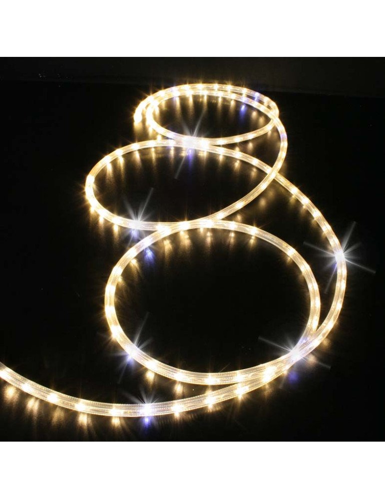 ROPE BLANC CHAUD LED 230V pétillant