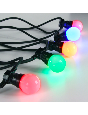 B22- Guirlande L10m MULTICOLOR