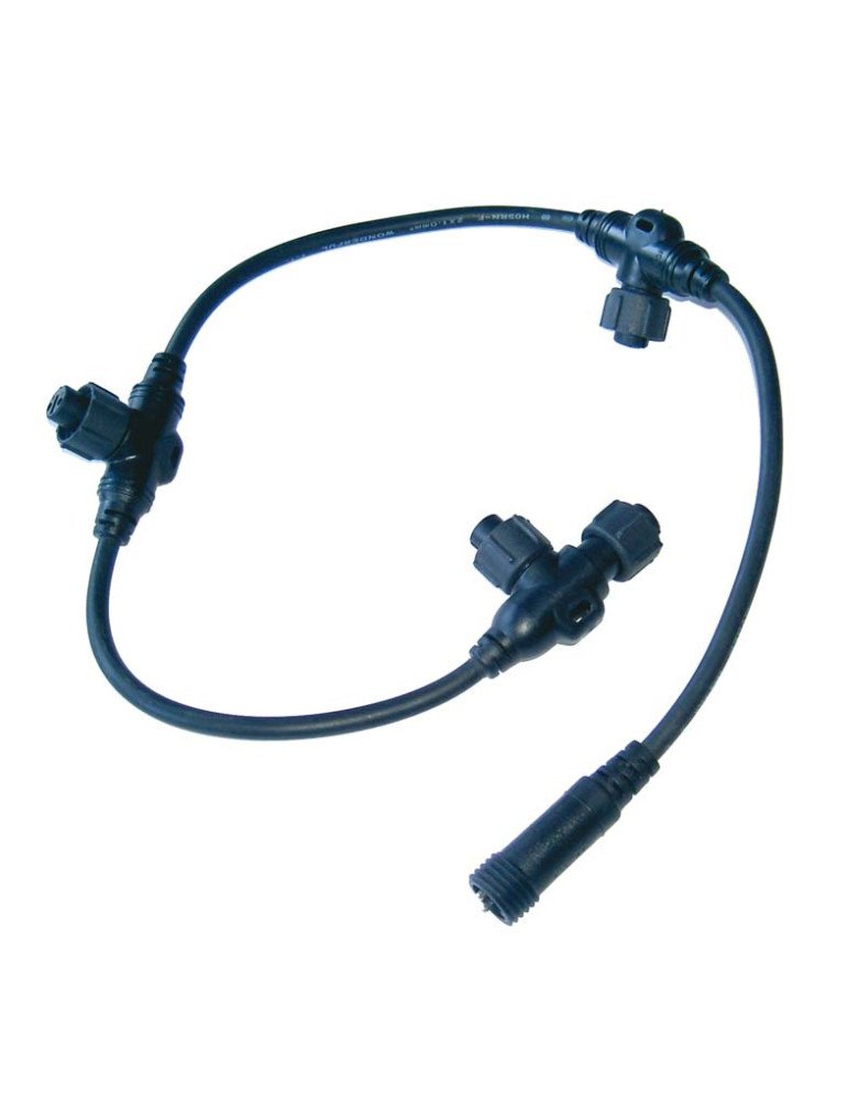 3-OUTLET POWER STRIP BLACK