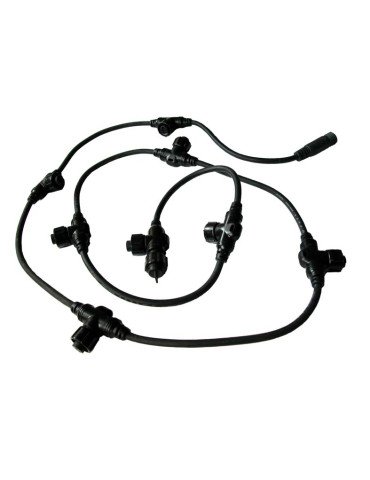 8-OUTLET POWER STRIP BLACK