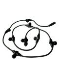 8-OUTLET POWER STRIP BLACK